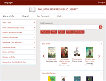 Tablet Screenshot of catalog.pburglib.org